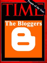 بي جهت نام و تصوير وبلاگنويسي را روي جلد مجلات نمي‌بينيد
